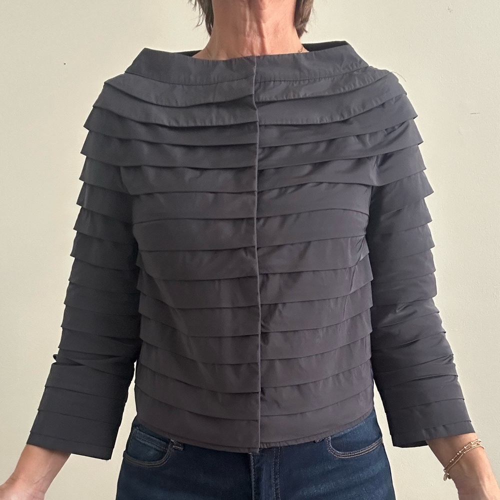 Chic Navy Layered Jacket